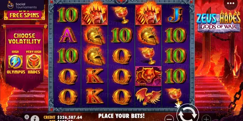 Các biểu tượng với những tỷ lệ thưởng trong game